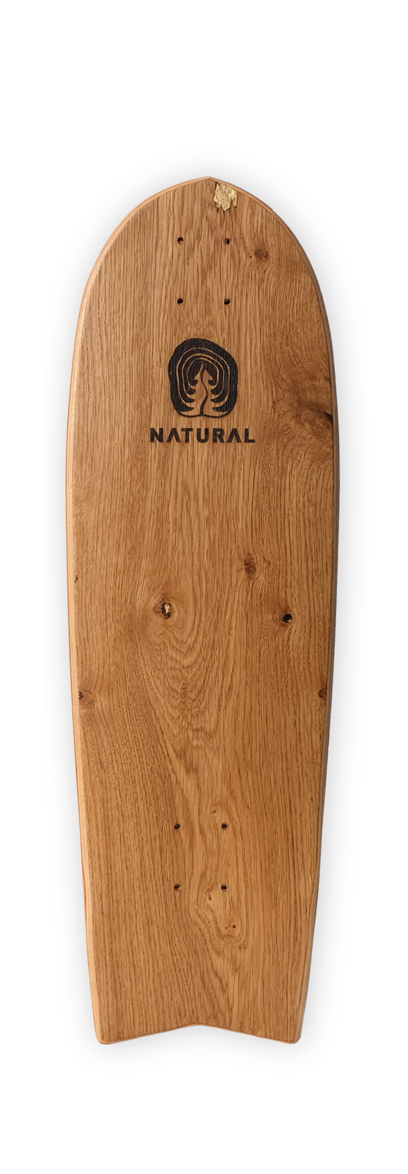 Natural Fishtail Longboard